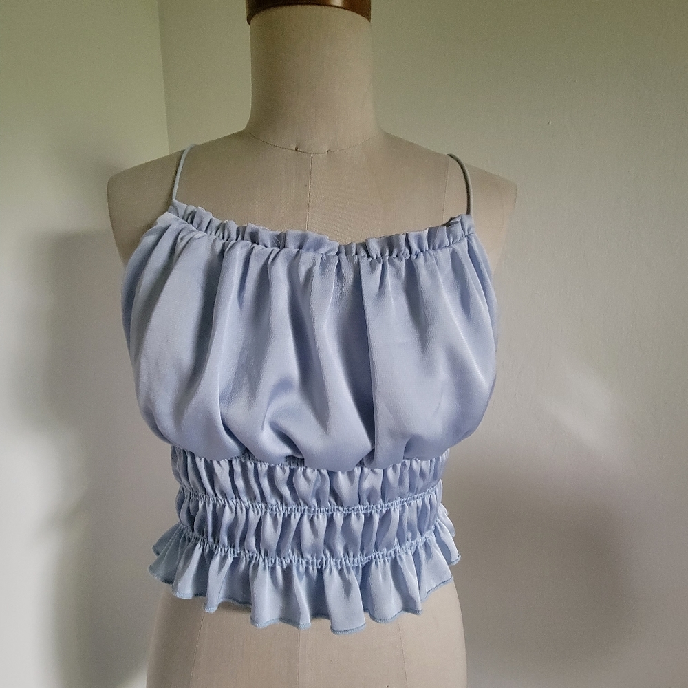 Ruffled Summer Crop Top